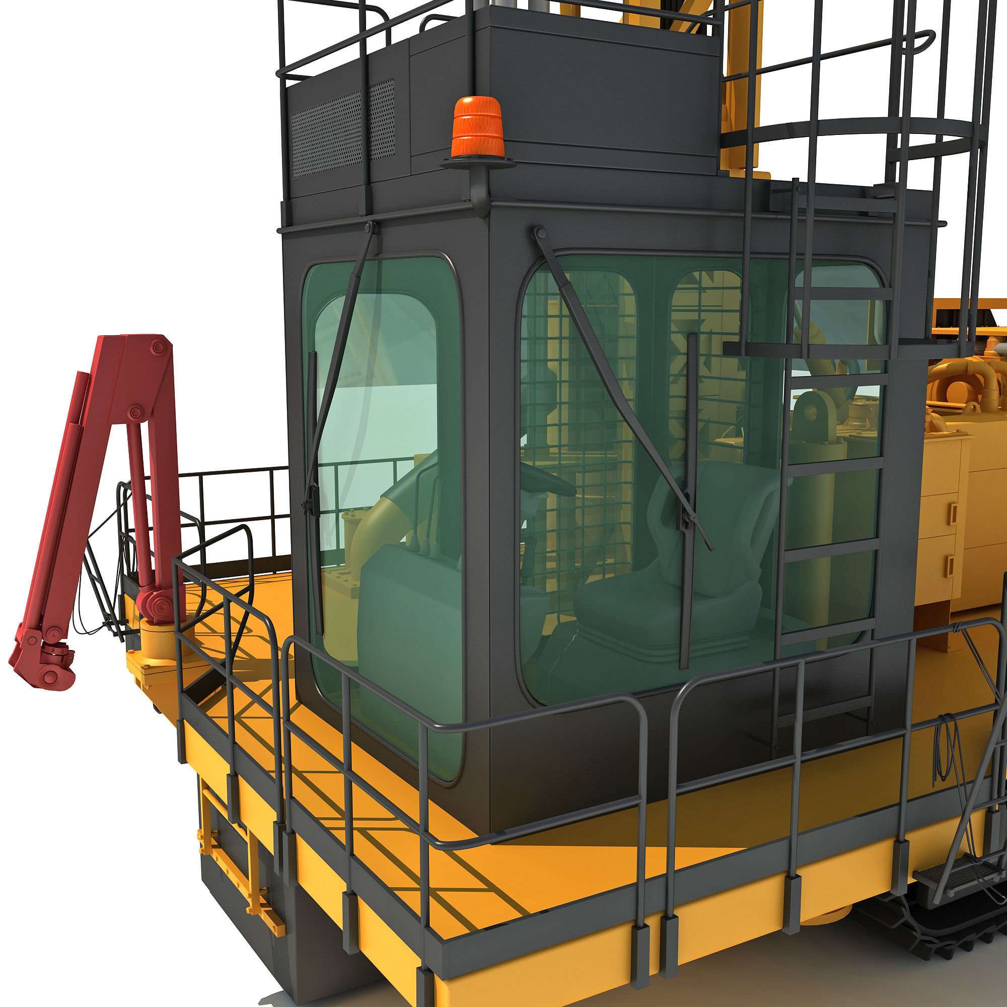 Rotary Drilling Rig 3D model_12