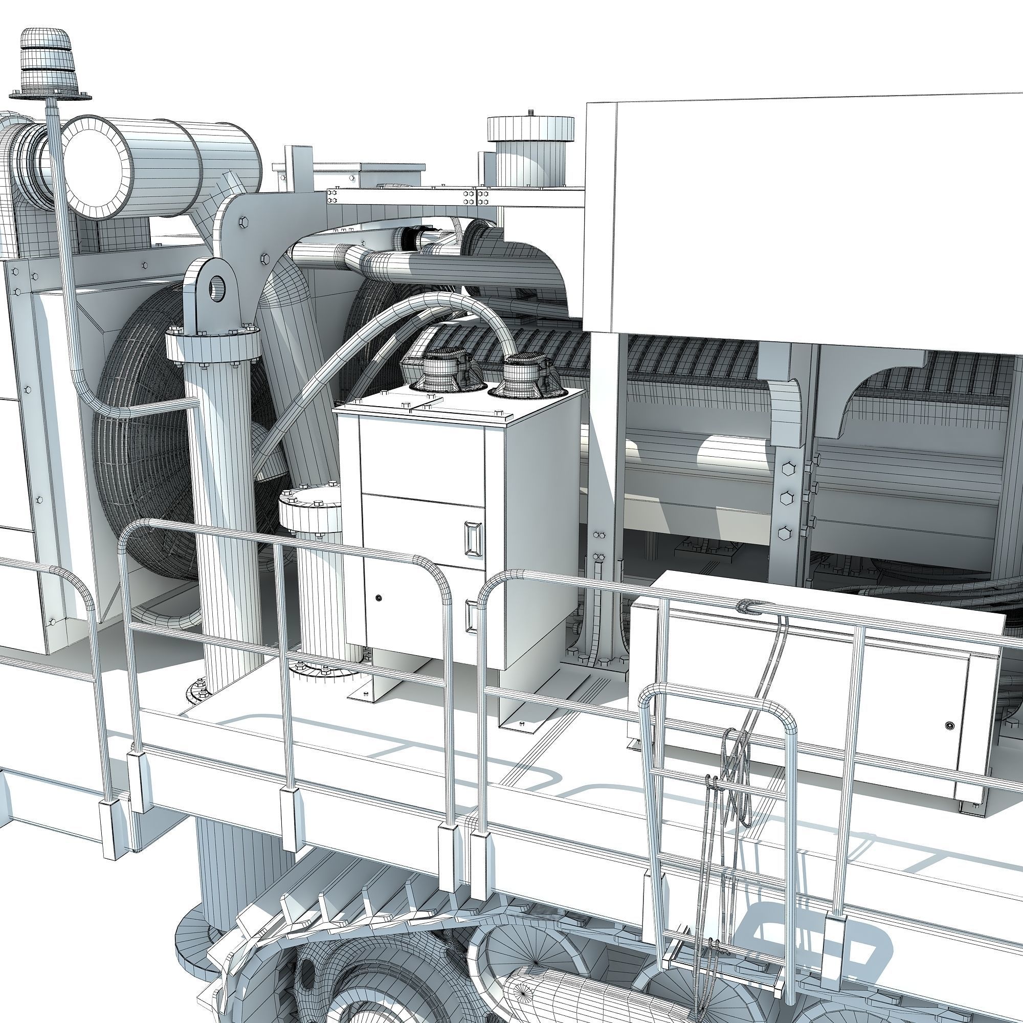 Rotary Drilling Rig 3D model_27