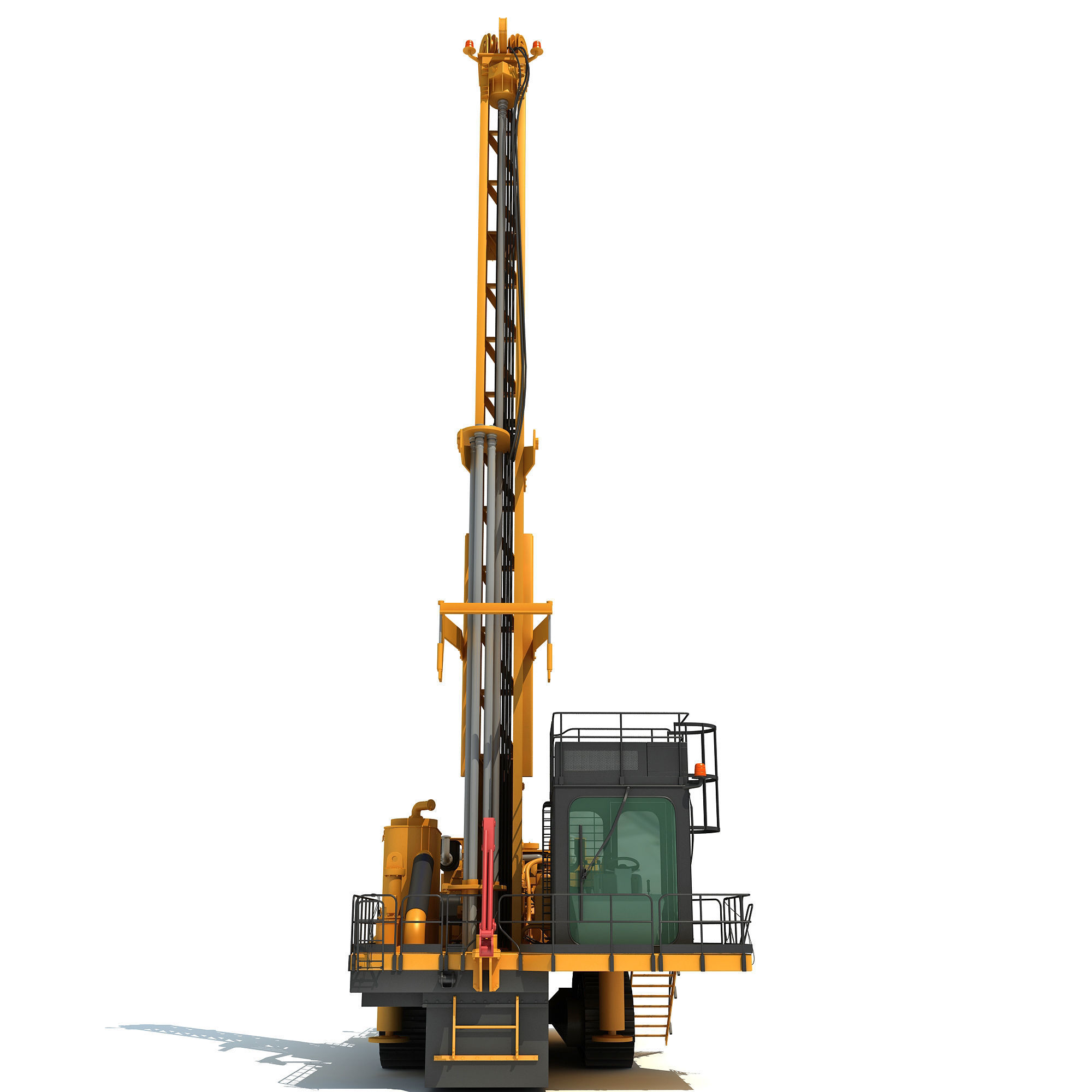 Rotary Drilling Rig 3D model_8