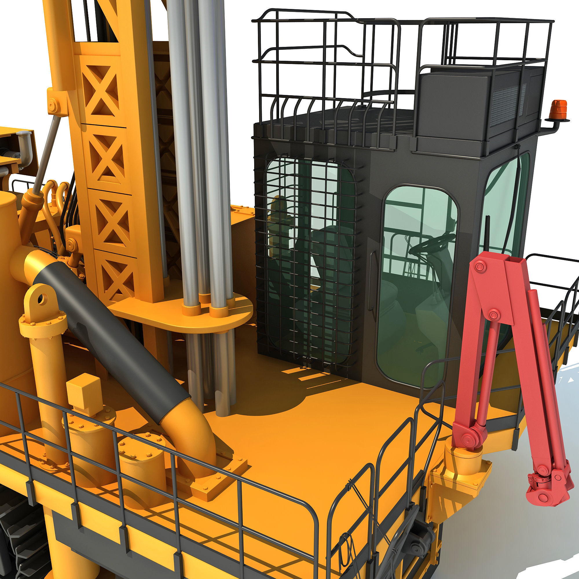 Rotary Drilling Rig 3D model_13