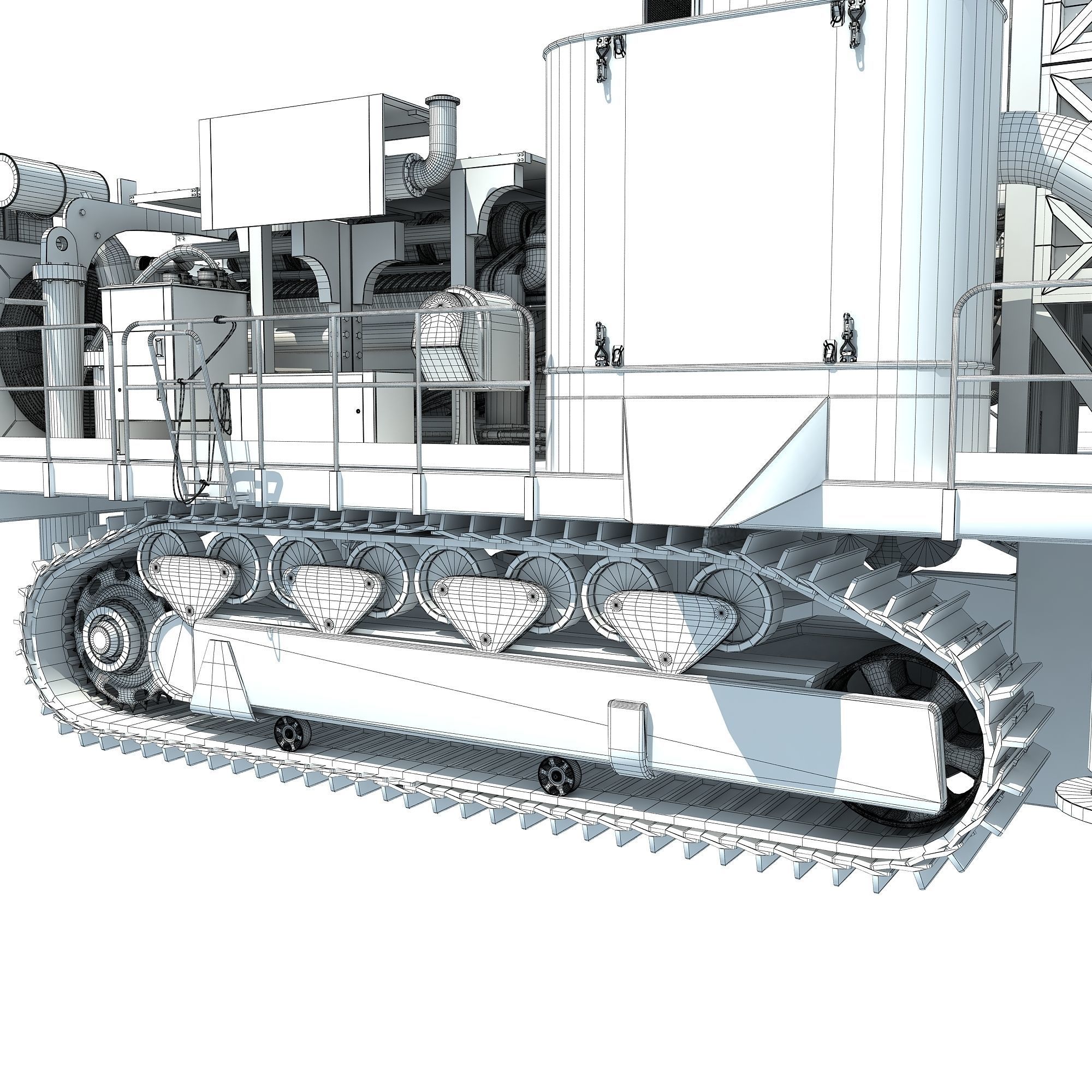 Rotary Drilling Rig 3D model_26