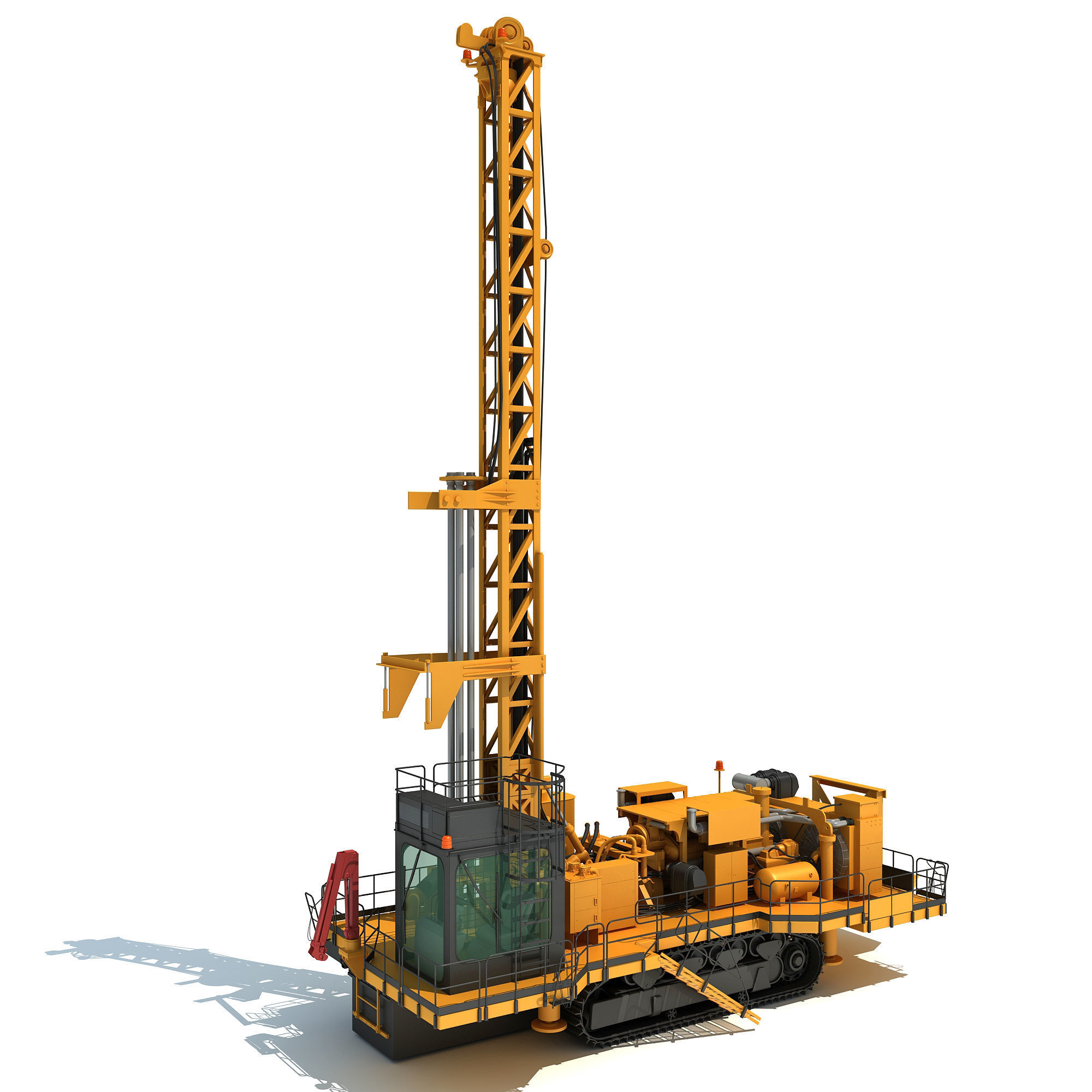 Rotary Drilling Rig 3D model_5