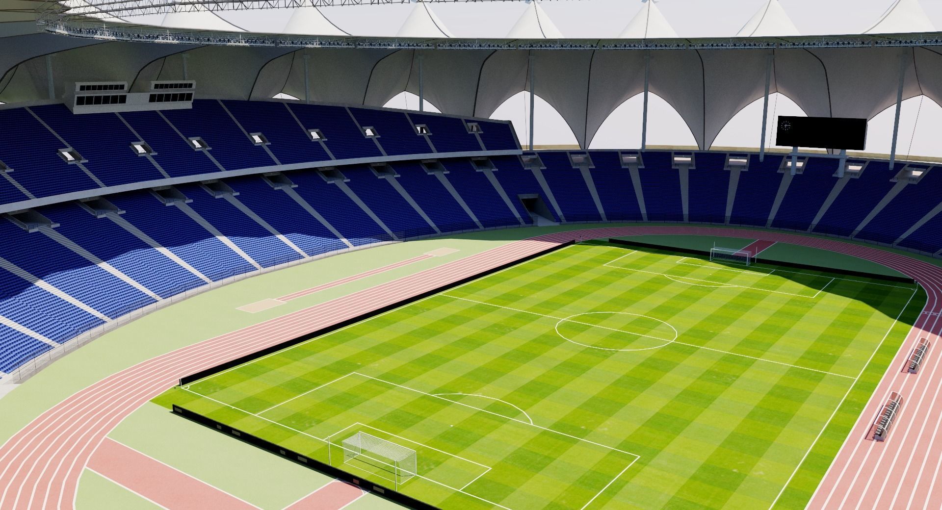 King Fahd International Stadium - Riyadh  Saudi Arabia 3D model_3