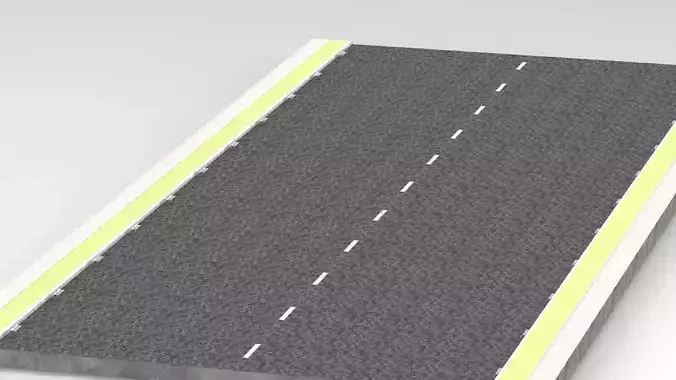 Simple Road Free 3D model