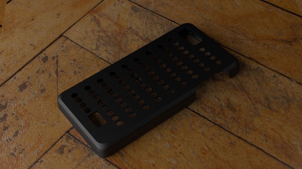 Fairphone Case 2 Grid Holes Cutout Free 3D print model_1