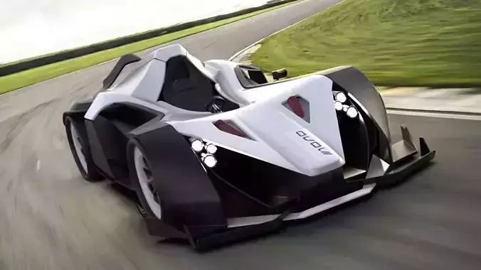 bac mono 2 concept car 3D model