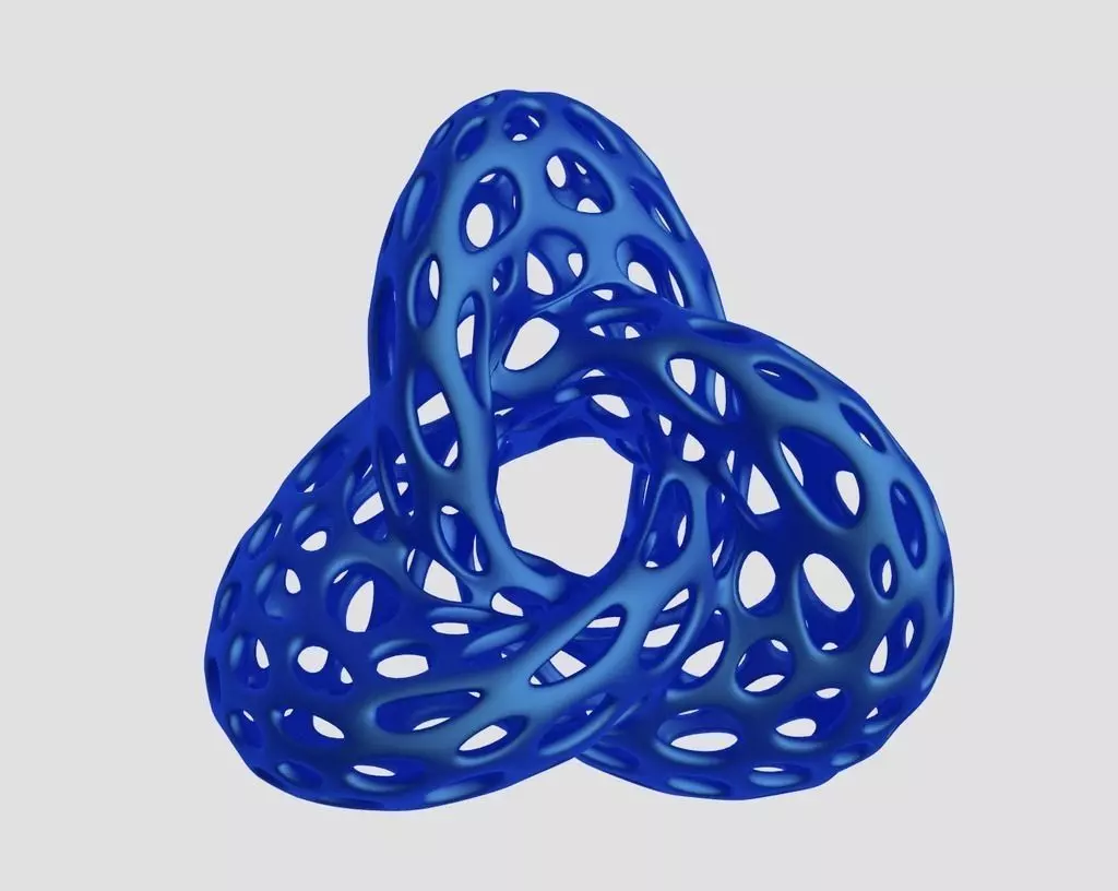 Math Shape - Voronoi Style Free 3D print model