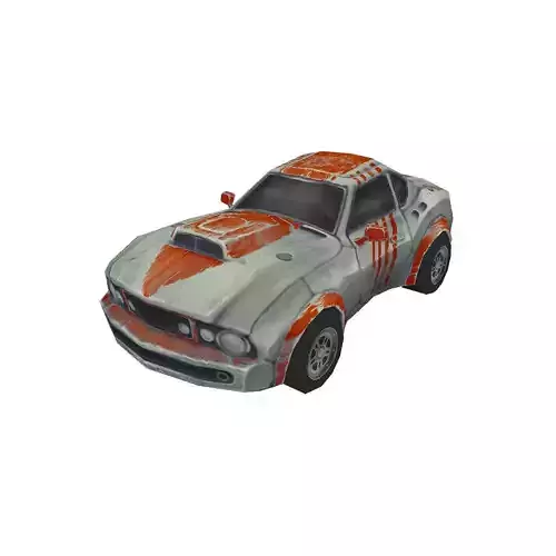 Car Set  - Low Poly Hand Painted