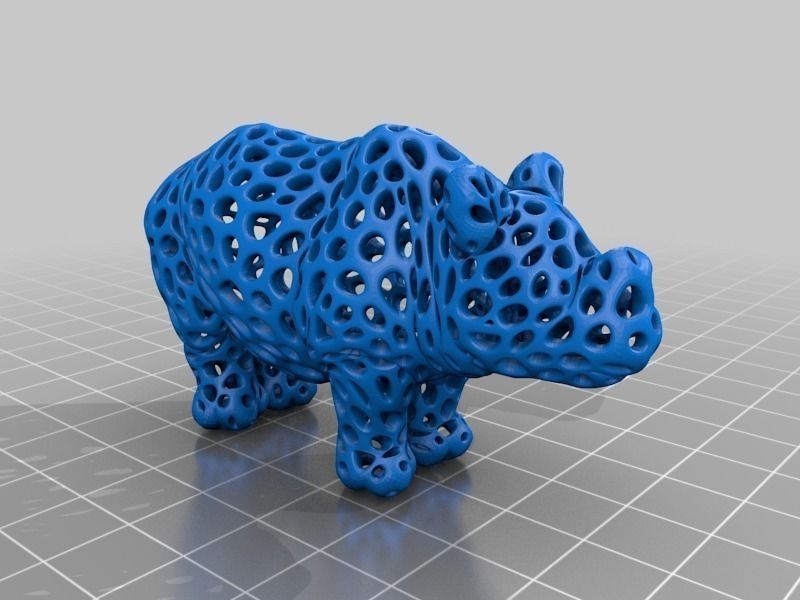 Rhino Voronoi Style free 3D model 3D printable CGTrader