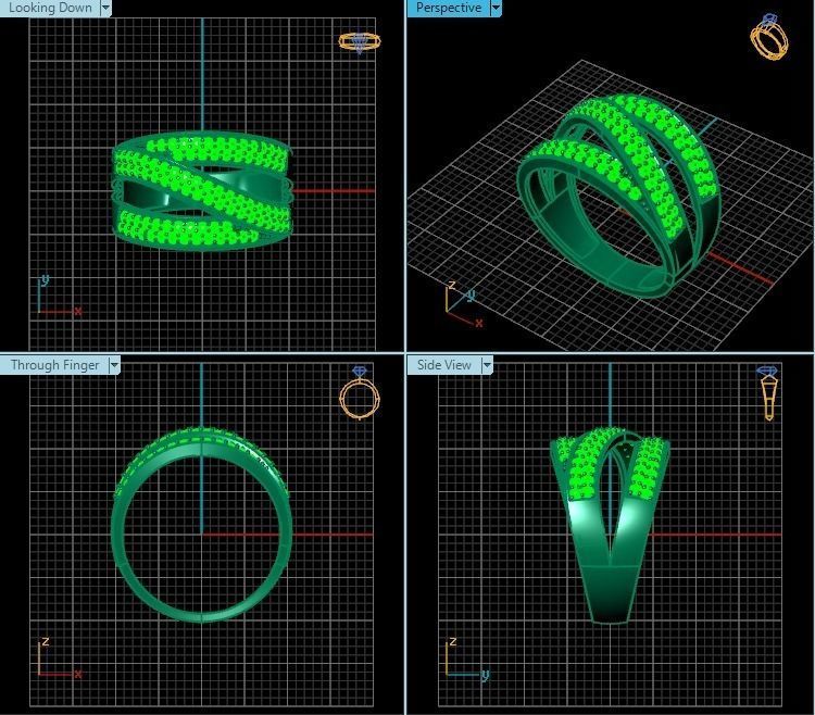 Ring T00273 3D print model_2