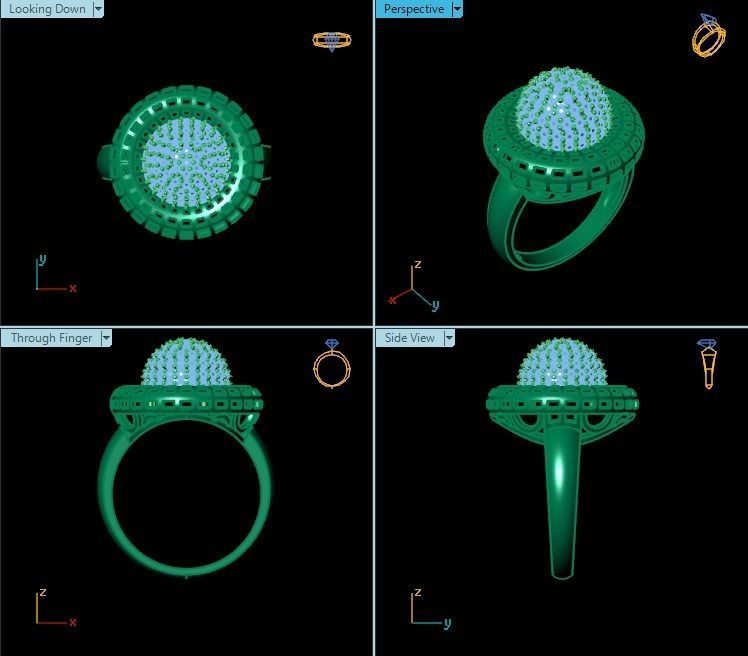 Ring T00280 3D print model_2
