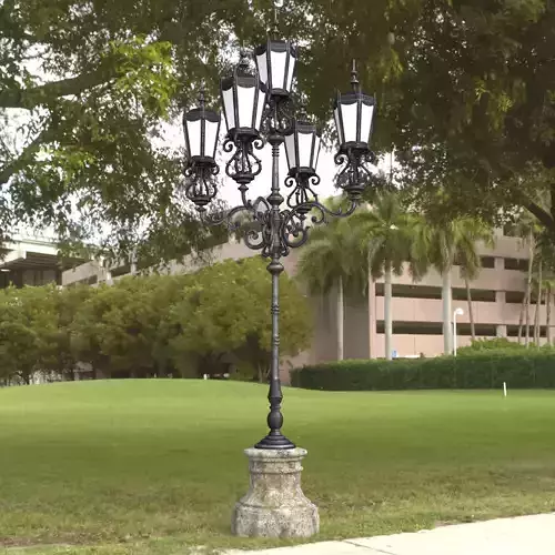 Streetlight ornate street lamp