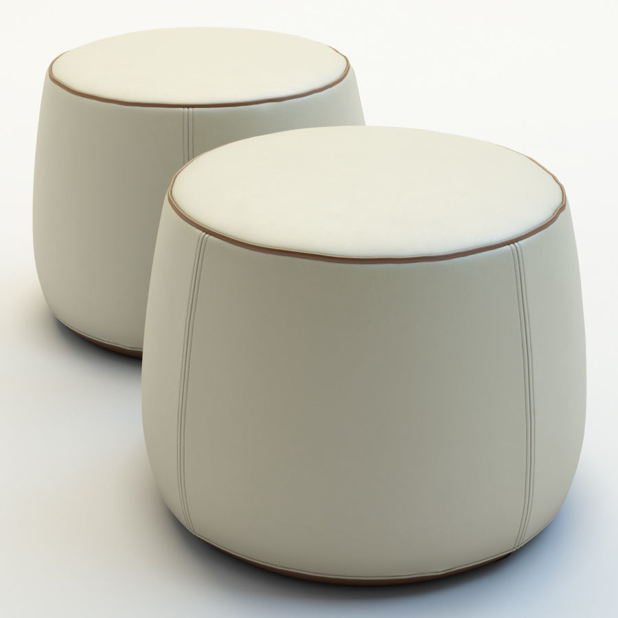 Pouf Grace Alf 3D model_2