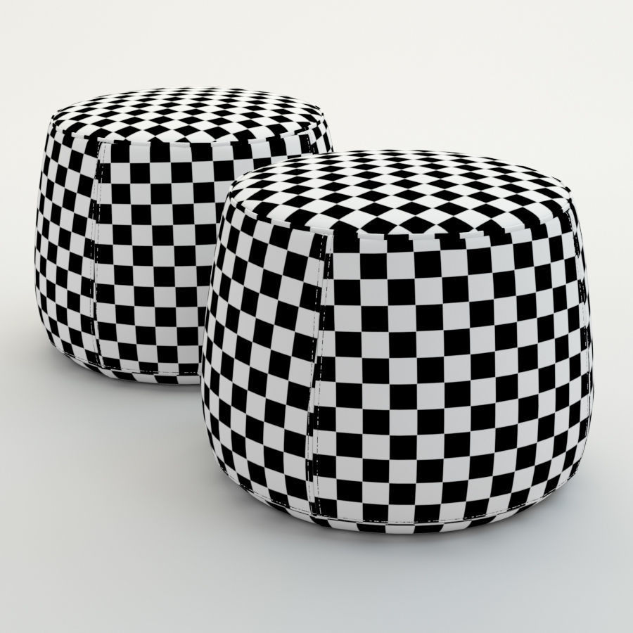 Pouf Grace Alf 3D model_6