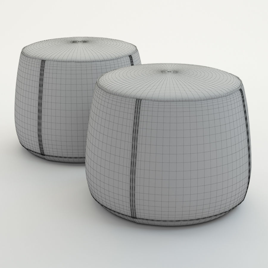 Pouf Grace Alf 3D model_5