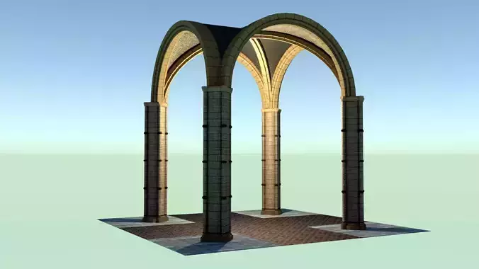 Norman Vault 3D model