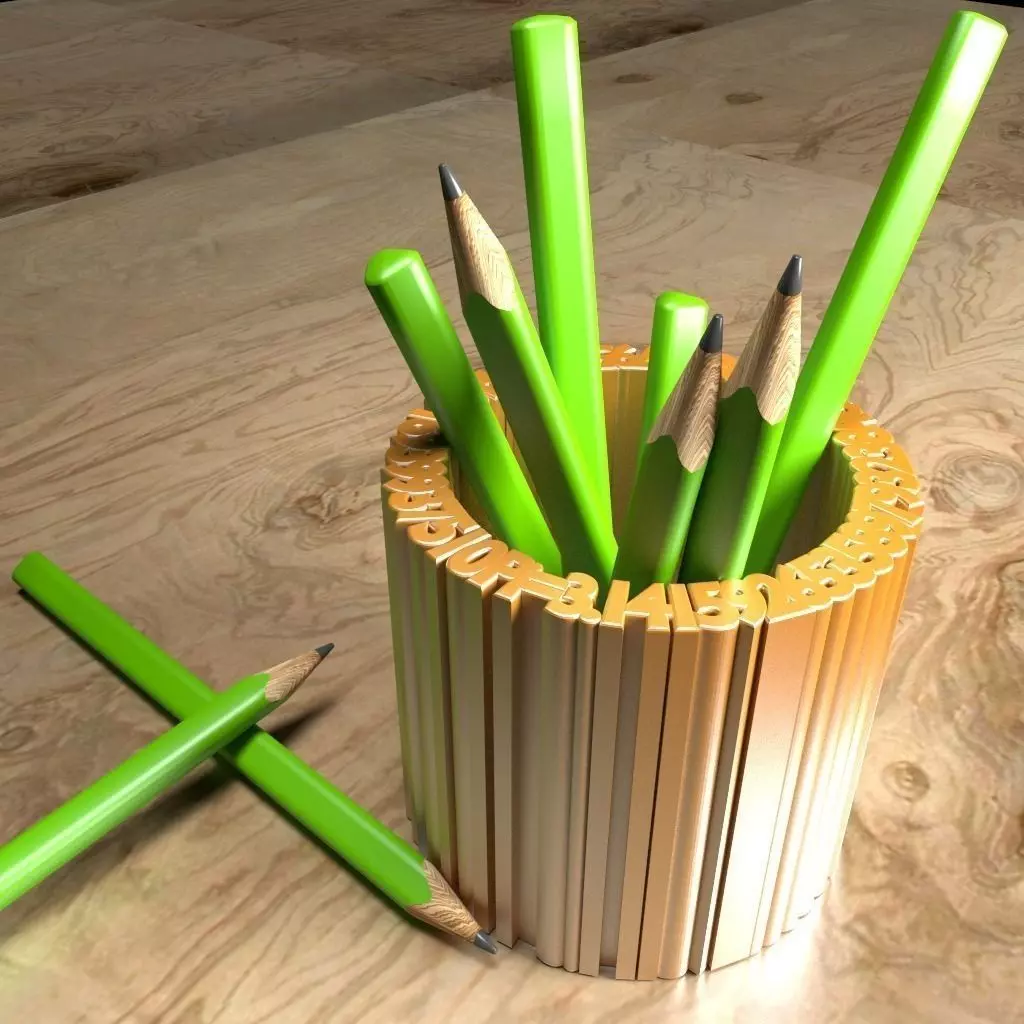 Pi - Penholder Free 3D print model
