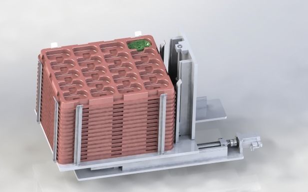 stacking loading mechanism 3D model