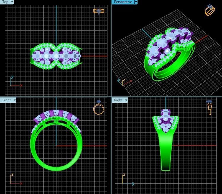 Ring T00281 3D print model_2