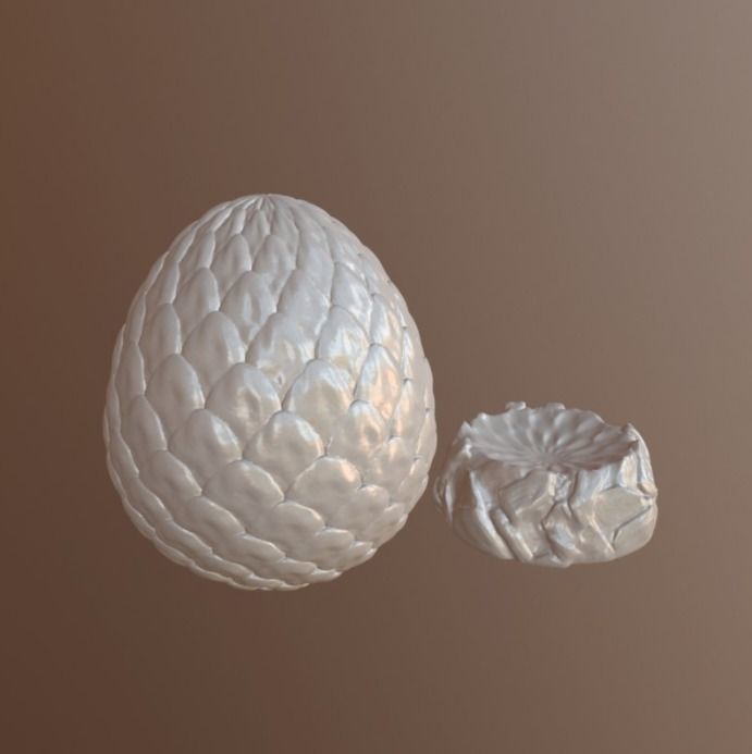 Egg of Dragon Free 3D print model_1