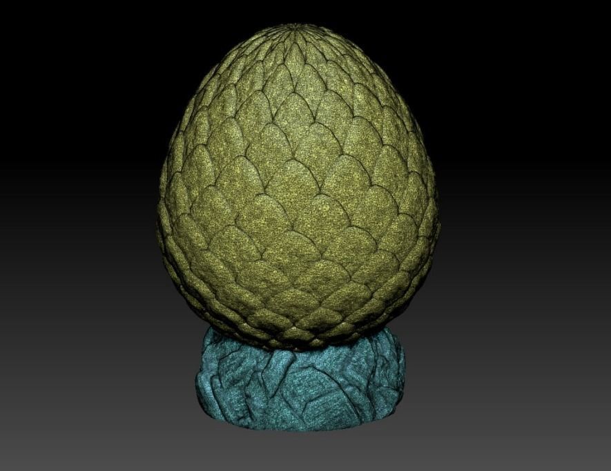 Egg of Dragon Free 3D print model_2