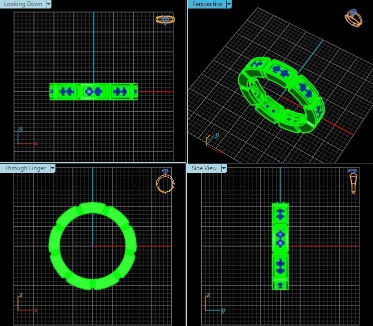 Ring T00287 3D print model_2