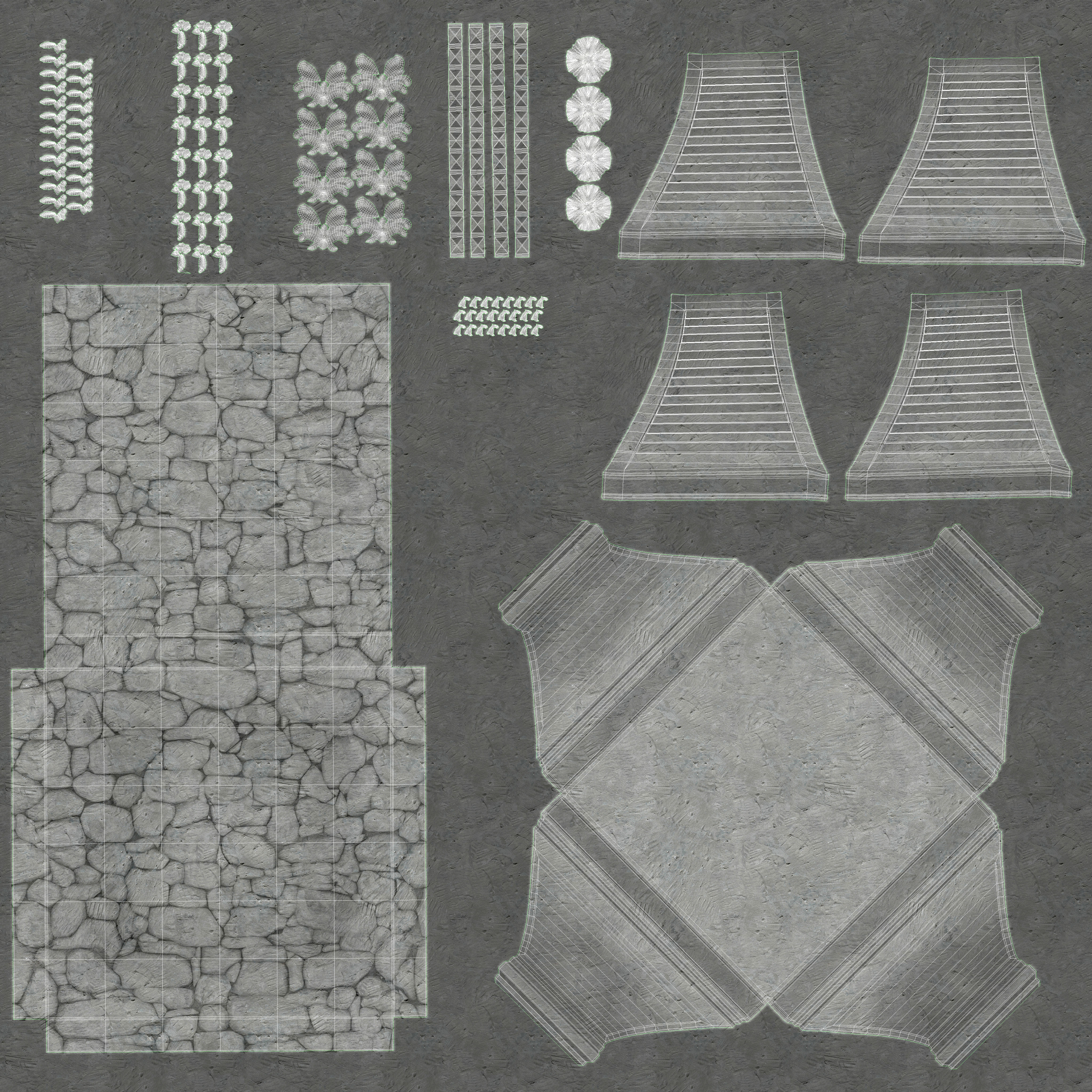 Gargoyle Statue 3D model_9