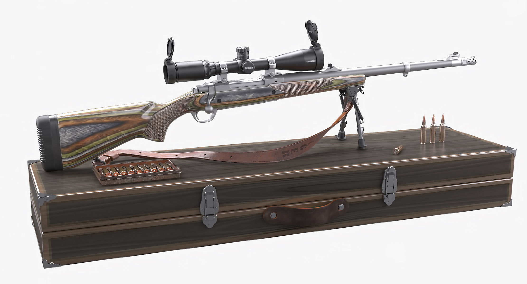 Ruger Guide Gun Set 3D model_4