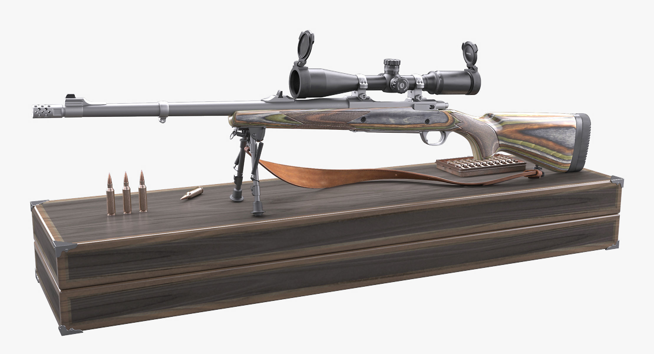 Ruger Guide Gun Set 3D model_5