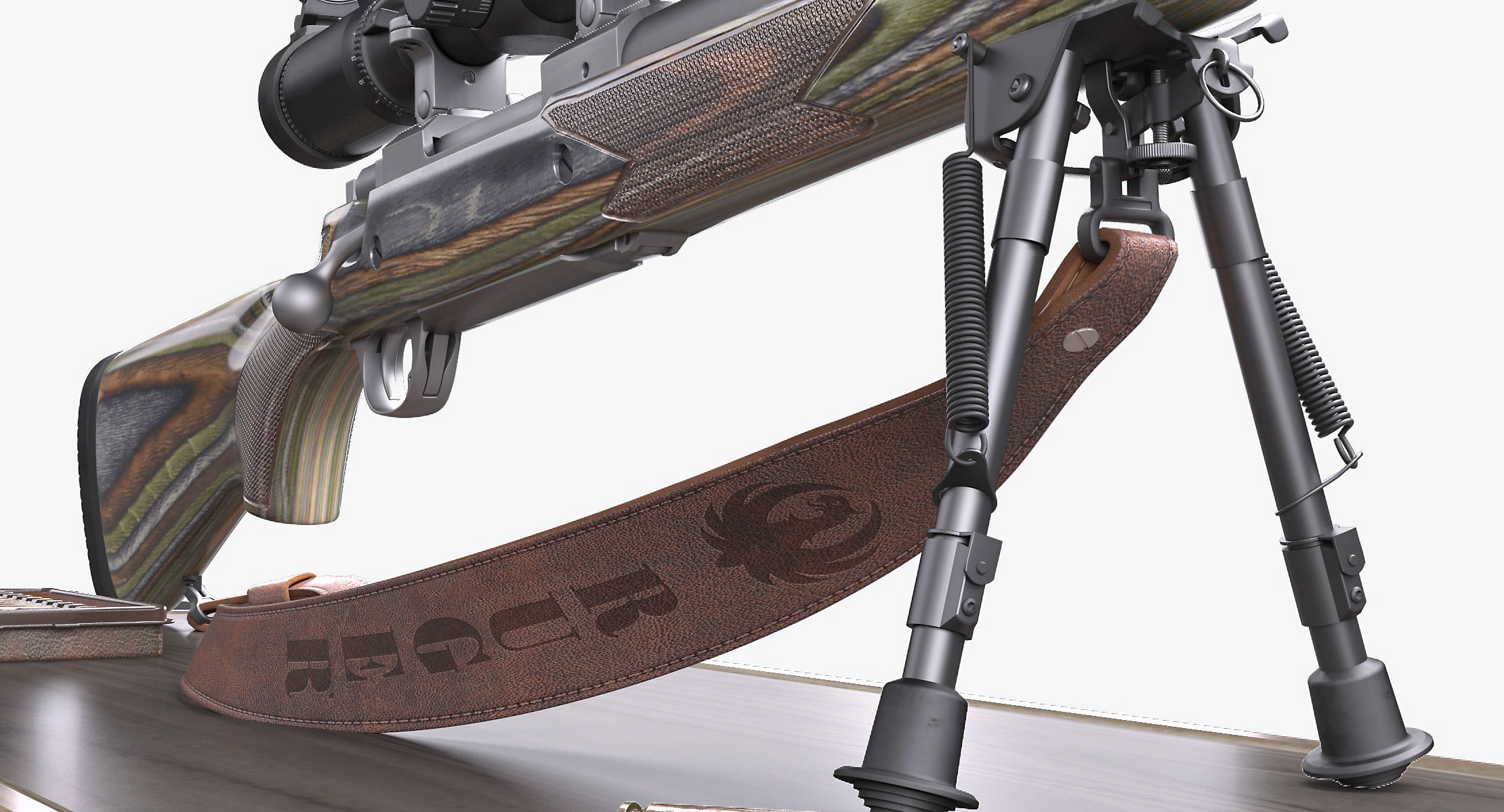 Ruger Guide Gun Set 3D model_2