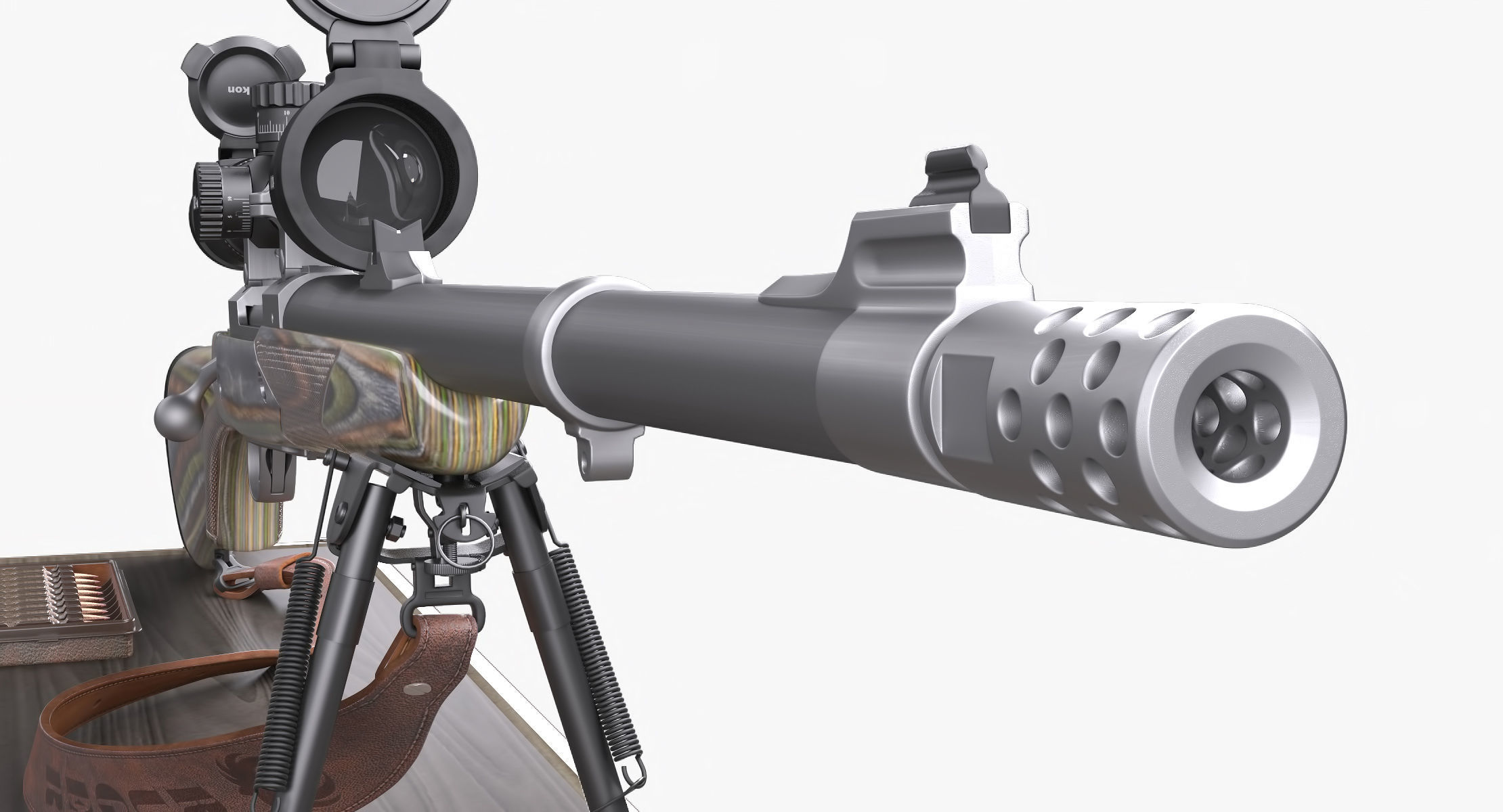 Ruger Guide Gun Set 3D model_8