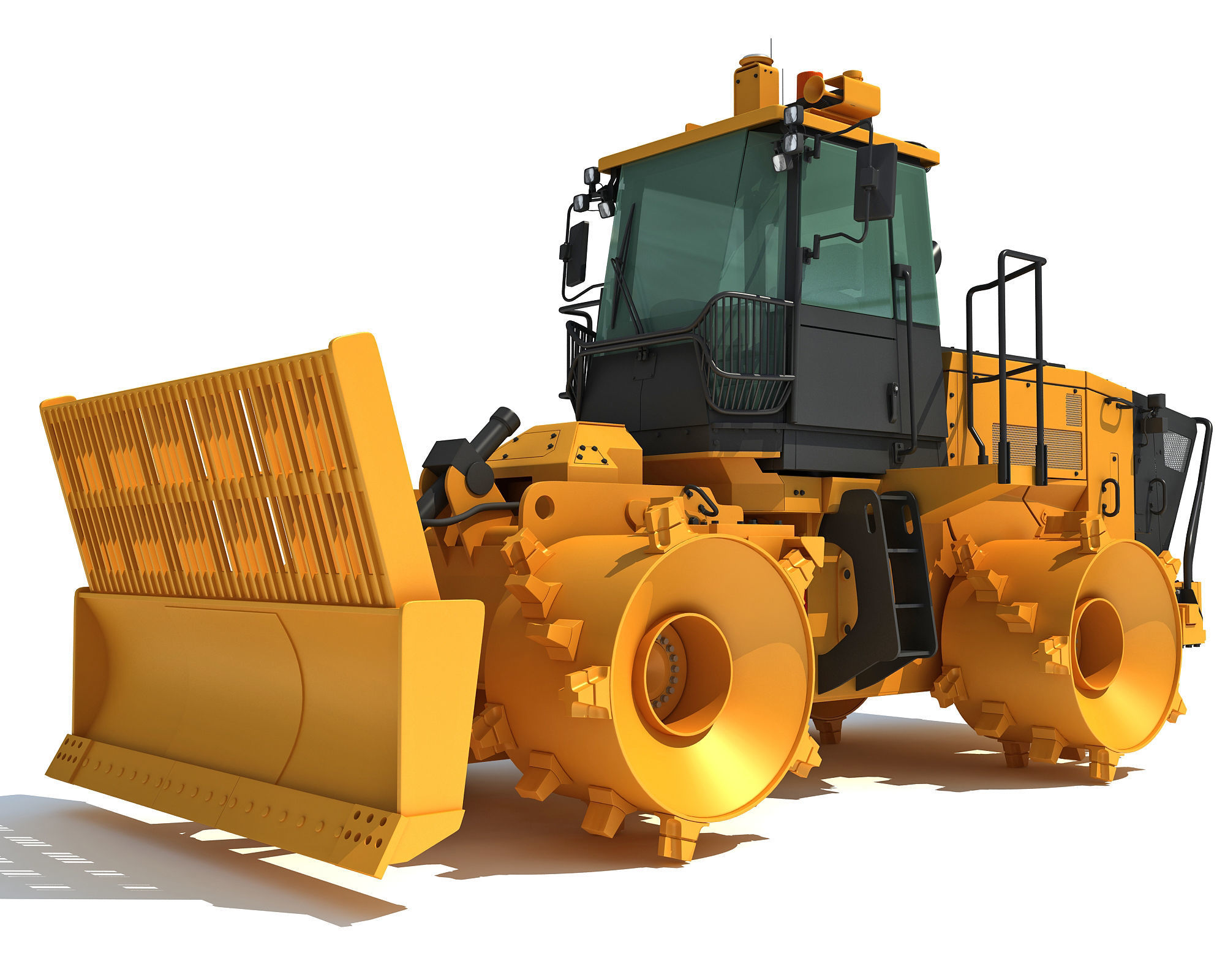 Trash Compactor 3D model_1
