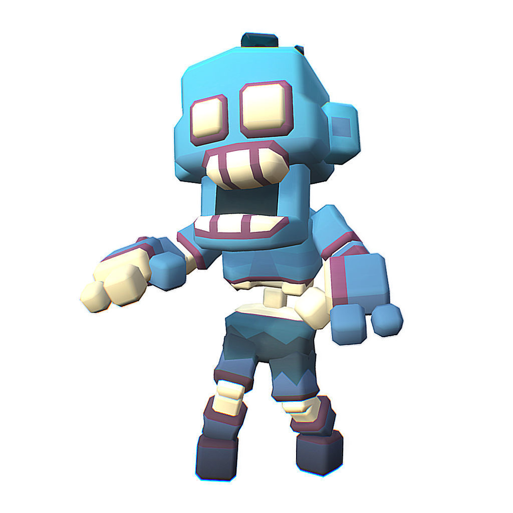 Zombie - Proto Series Low-poly 3D model_5