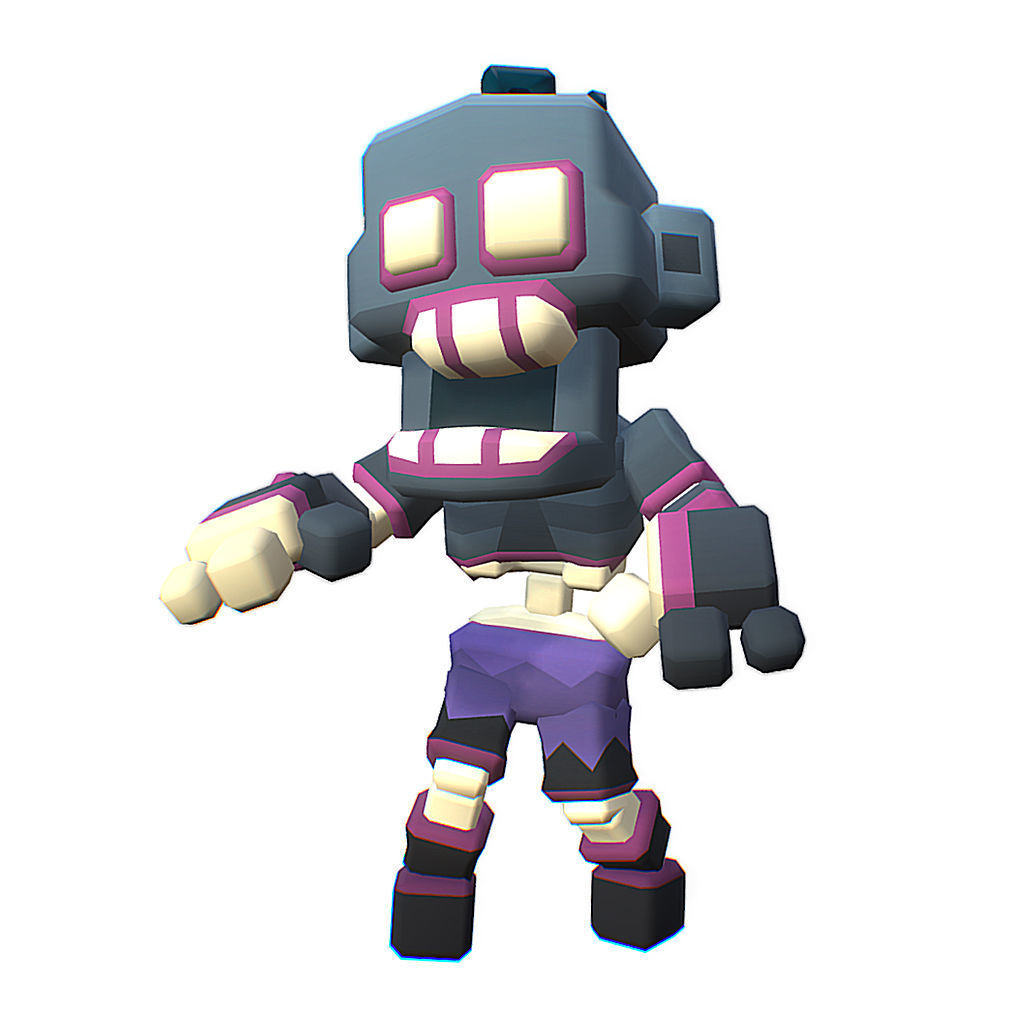 Zombie - Proto Series Low-poly 3D model_4