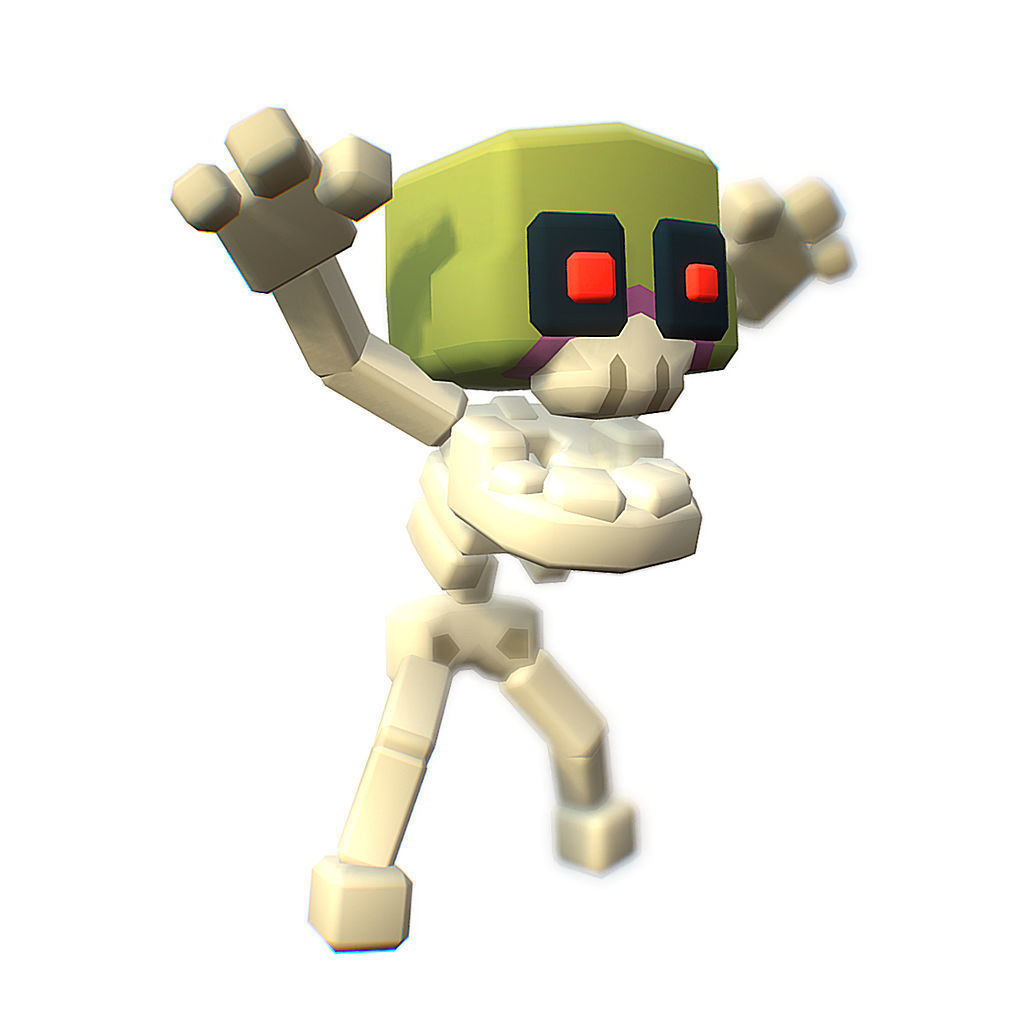 Zombie - Proto Series Low-poly 3D model_10