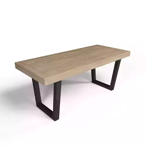 Modern Wooden Bench
