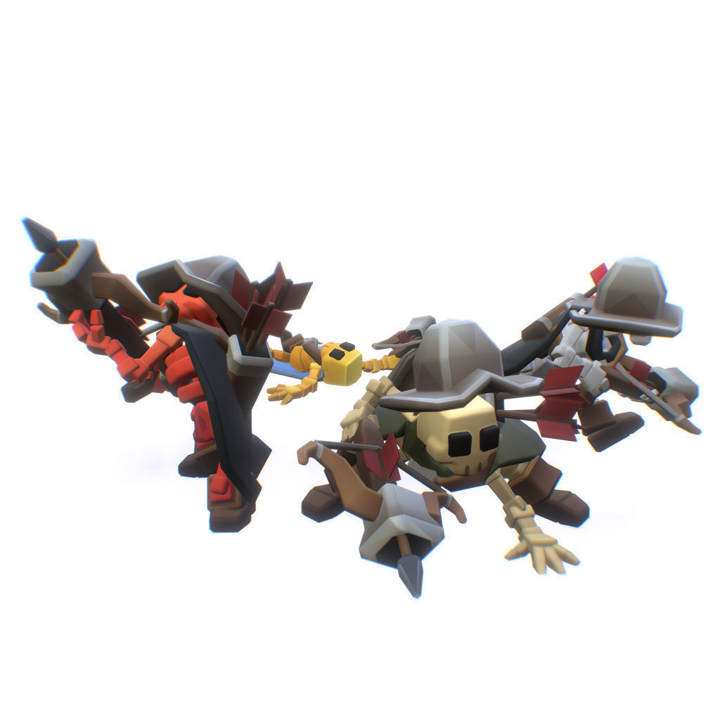 Skeleton Crew - Proto Series Low-poly 3D model_14