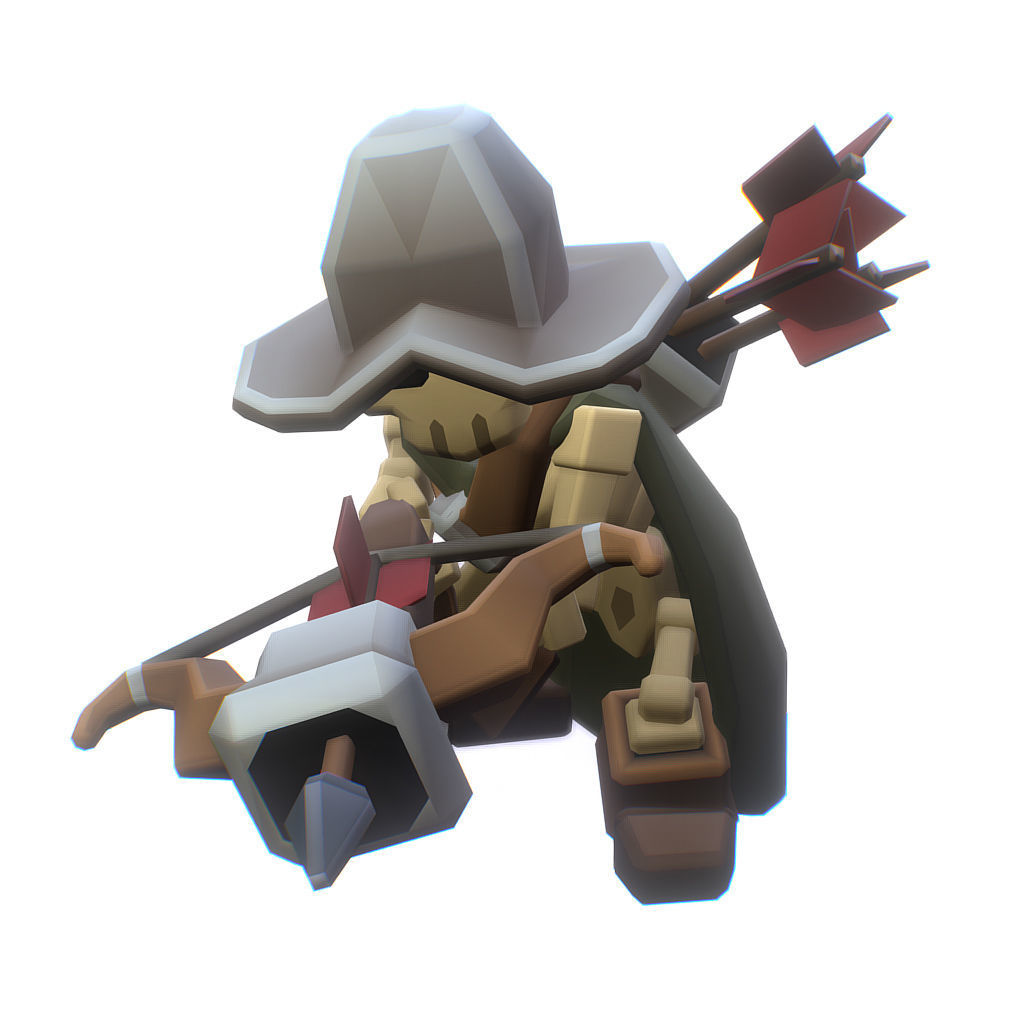 Skeleton Crew - Proto Series Low-poly 3D model_15