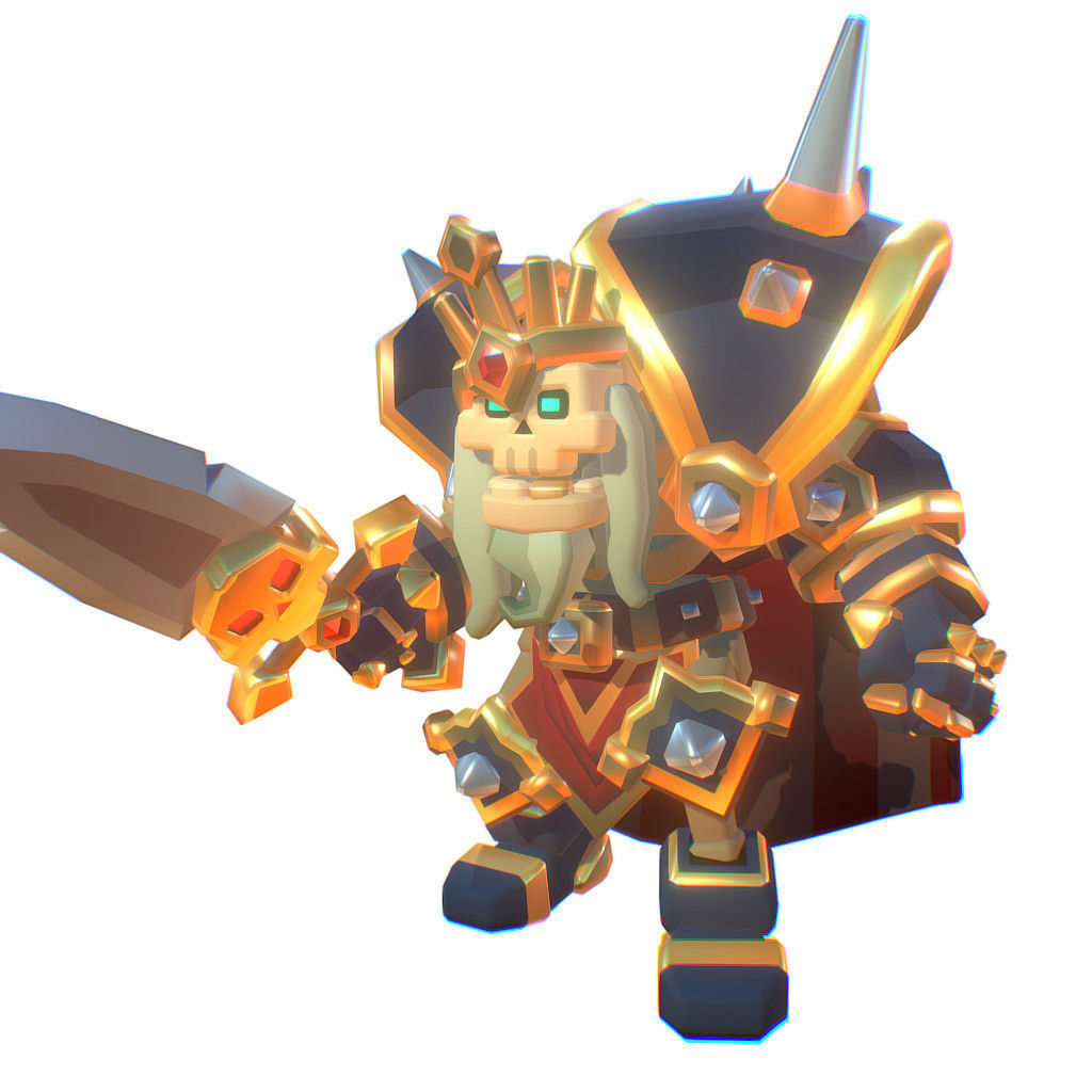 Skeleton Crew - Proto Series Low-poly 3D model_6