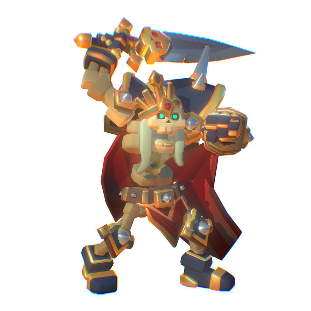 Skeleton Crew - Proto Series Low-poly 3D model_7