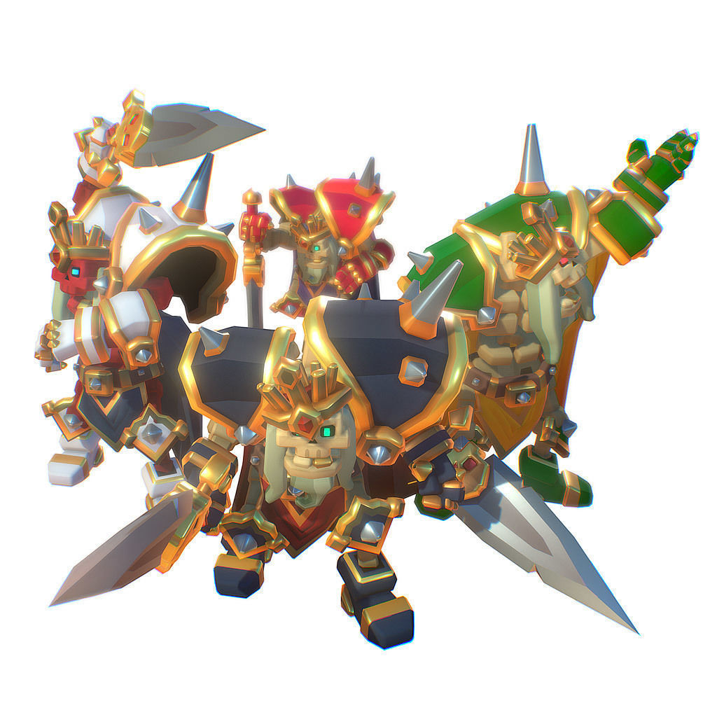 Skeleton Crew - Proto Series Low-poly 3D model_4