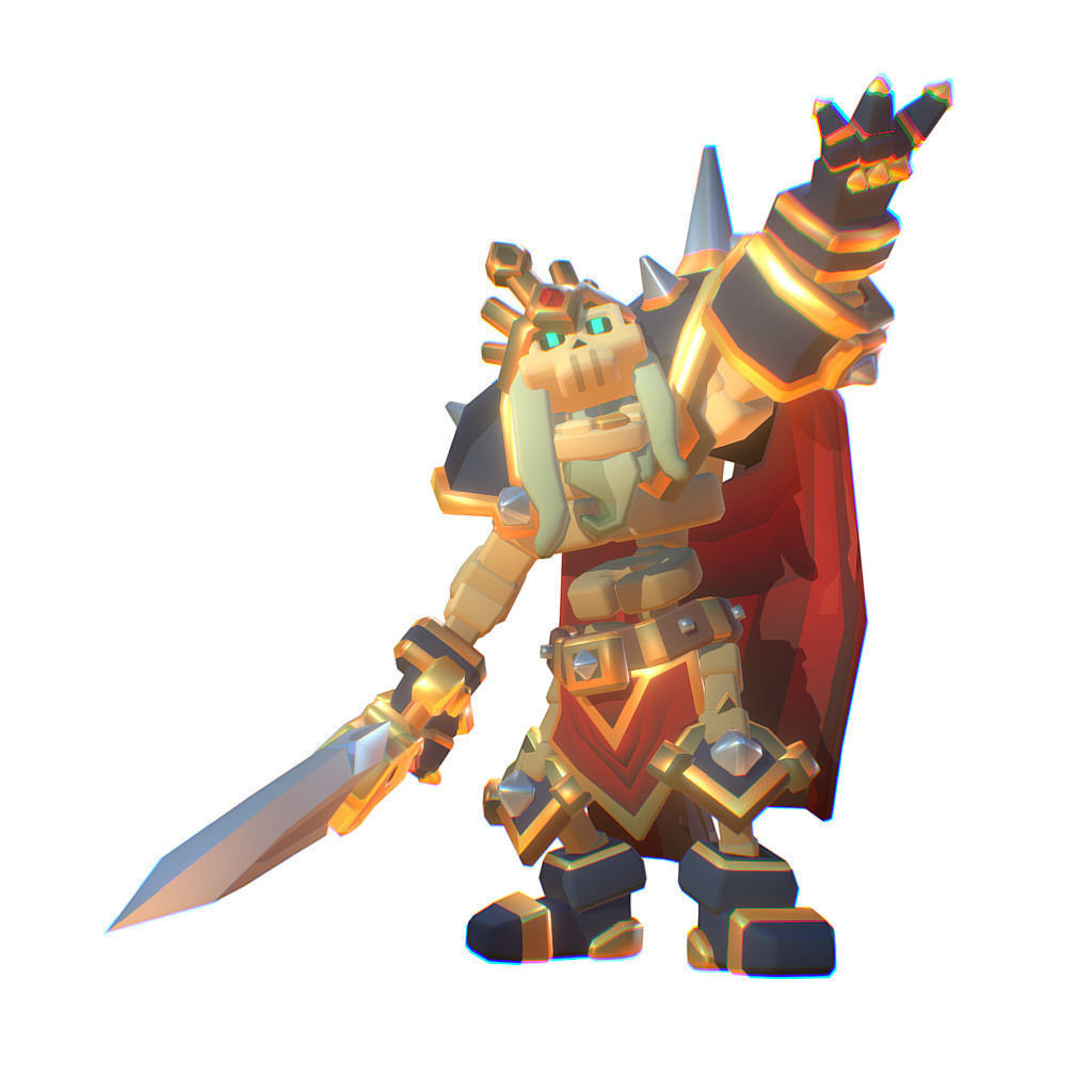 Skeleton Crew - Proto Series Low-poly 3D model_12