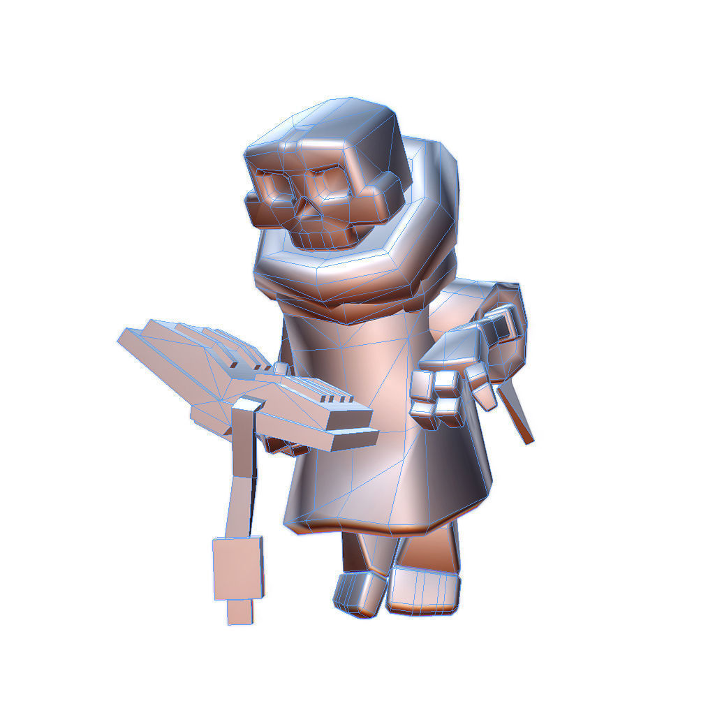 Skeleton Crew - Proto Series Low-poly 3D model_30
