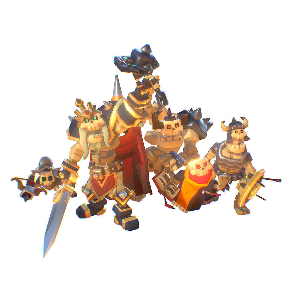 Skeleton Crew - Proto Series Low-poly 3D model_3