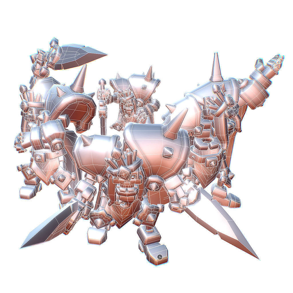 Skeleton Crew - Proto Series Low-poly 3D model_5