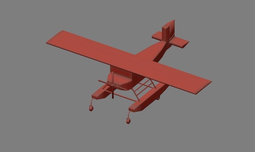 Sea Plane 3D model_2