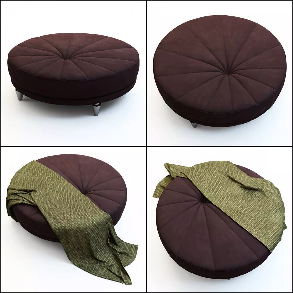 Pouf Berkano 3D model_0