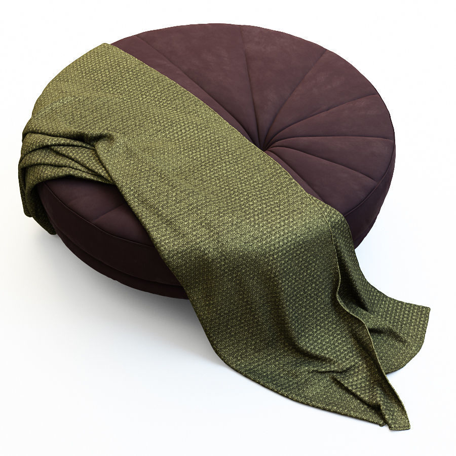 Pouf Berkano 3D model_2