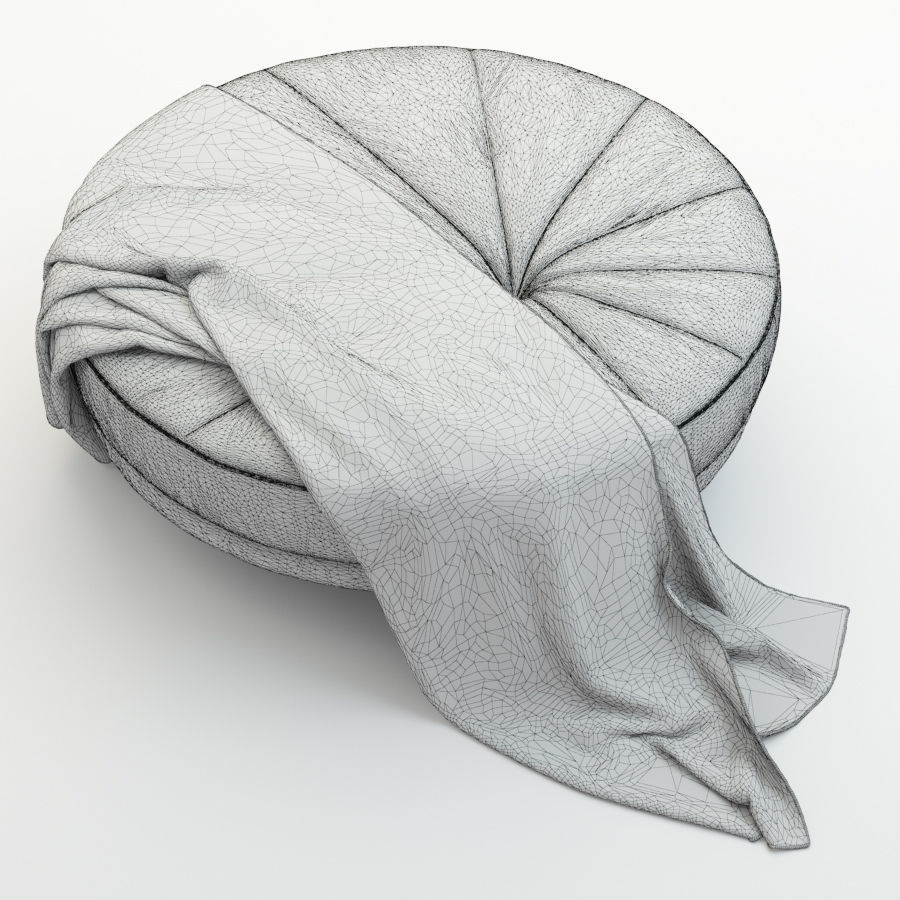 Pouf Berkano 3D model_5