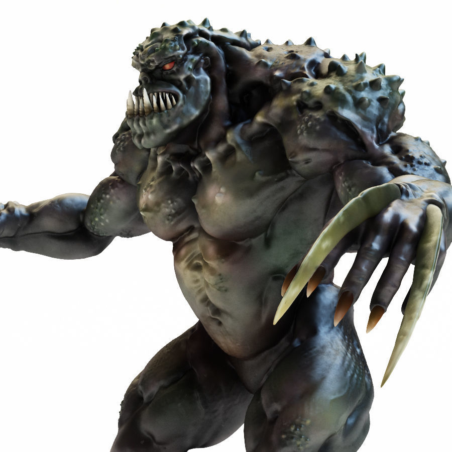 Green Warrior 3D model_3